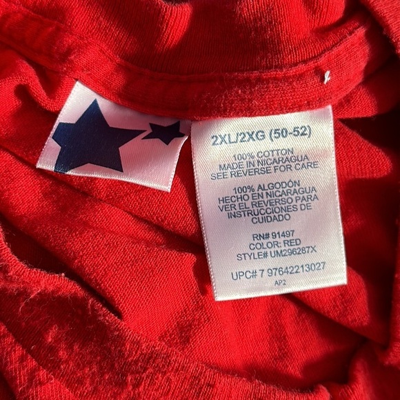 Life Liberty and the Pursuit of Happy Hour T-Shirt Red Size 2XL Funny Graphic - Picture 3 of 3